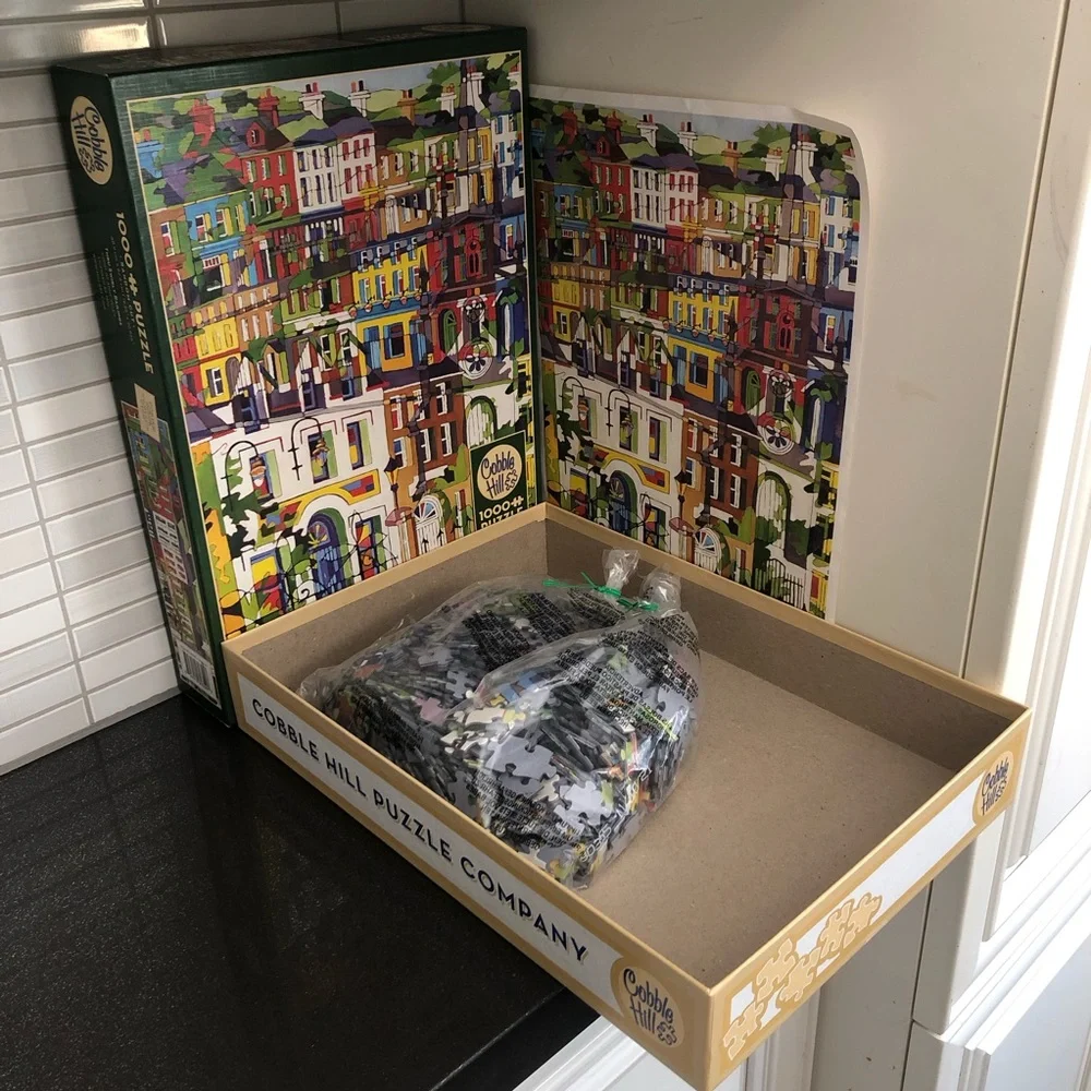 Cobble Hill Thru Swirly Railings 1000 piece puzzle - Picture 5 of 13